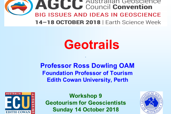 Australian Geoscience Council Convention (AGCC) 2018 – Geotrails
