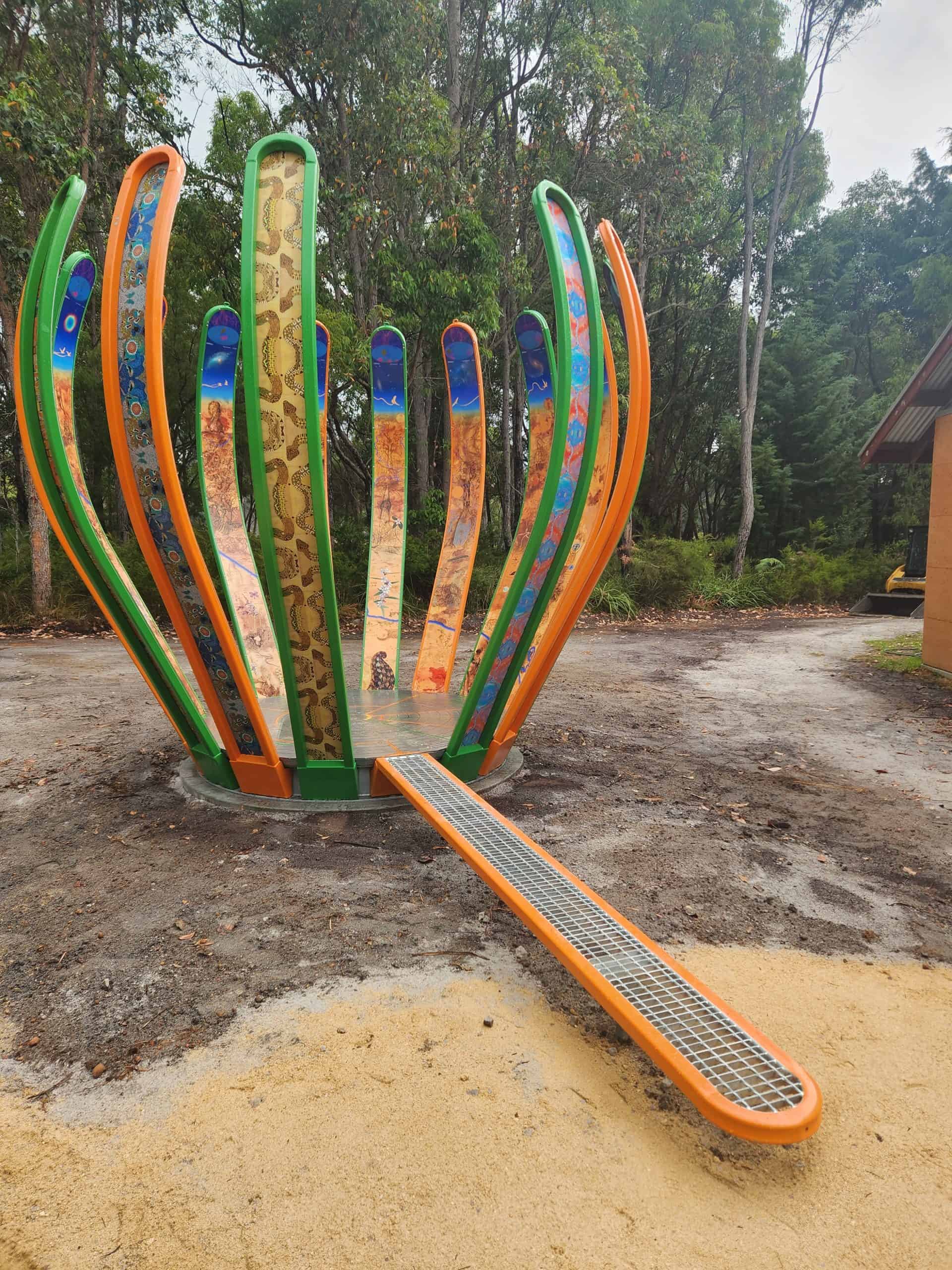 Genestream Journey sculpture at Northcliffe