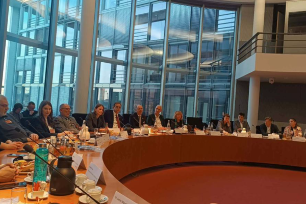 Global Geoparks Network presents to the German Parliament